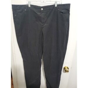 Coldwater Creek Corduroy Jeans Women’s Size 24W Navy Black